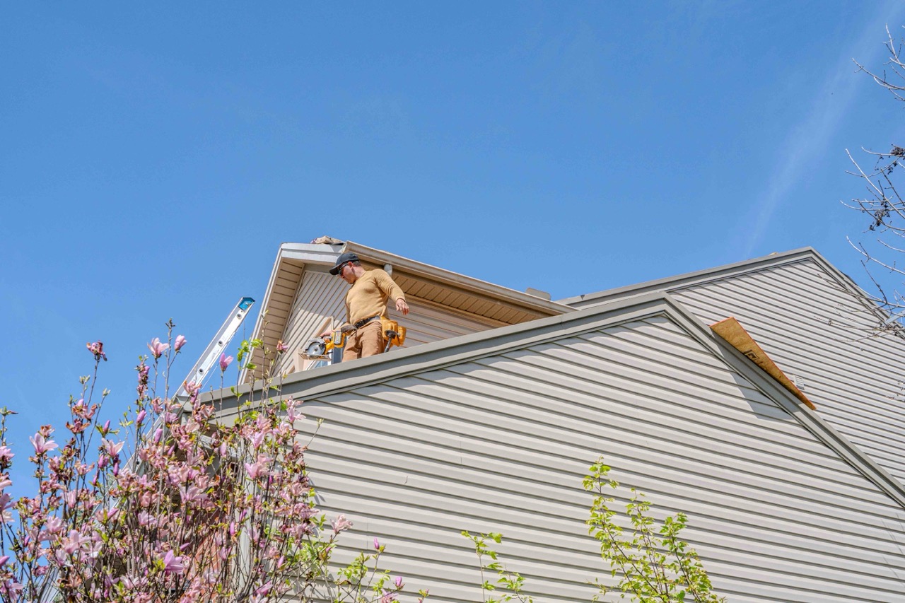 Lakota Roofing assessing storm damage in Greater Cincinnati